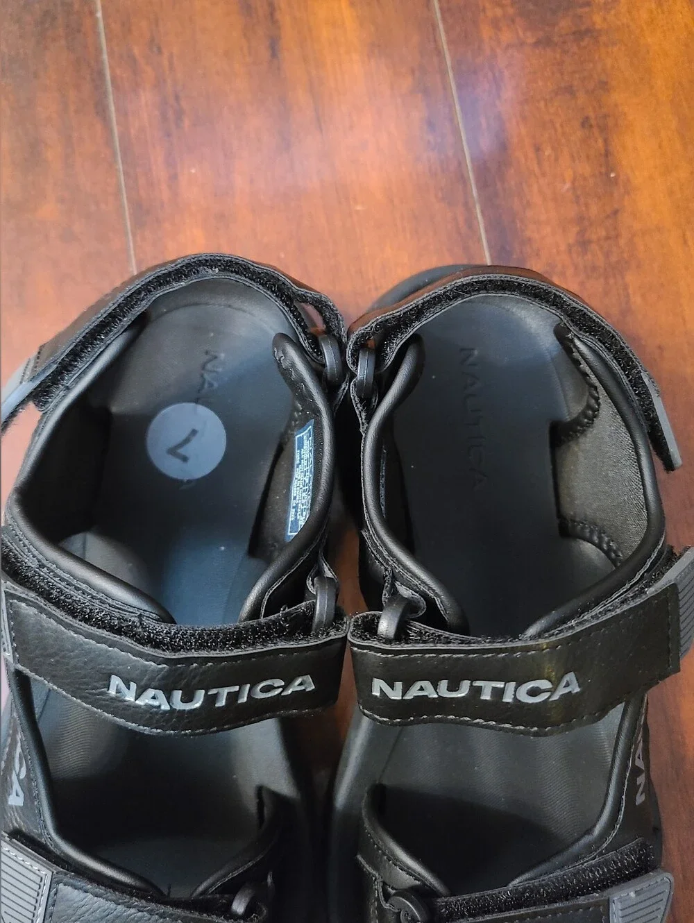 Nautica Chisholm Men's Sport Sandals Size 7 Black NWOT Athletic Hiking